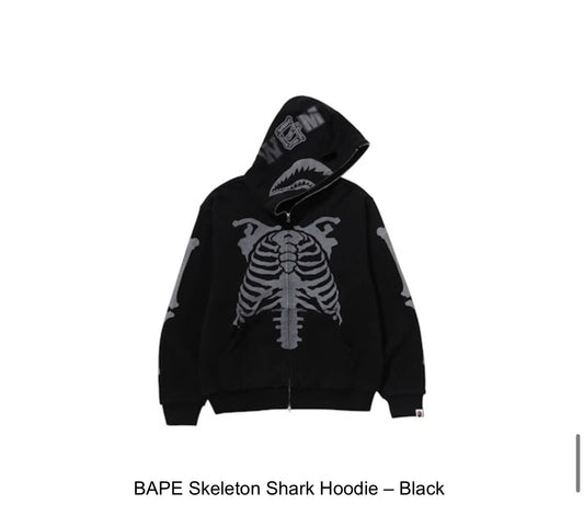 Bape skeleton Hoodie