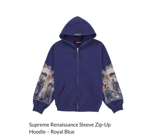 Supreme zip Up Hoodie